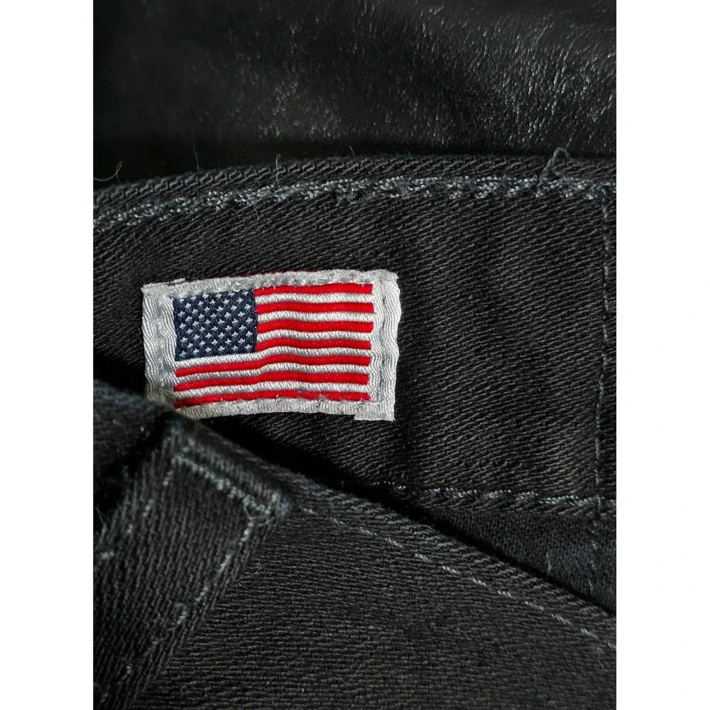 True Religion vintagey2k Bobby Jeans Mens 40 Black Straight Leg Denim